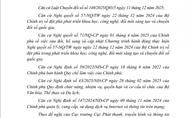 THÔNG BÁO: BAN HÀNH BỘ QUY TẮC ỨNG XỬ VĂN HÓA TRÊN MÔI TRƯỜNG SỐ