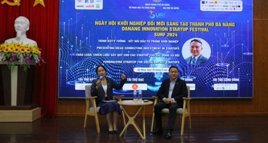 10 dự án “Trình bày ý tưởng - Kết nối đầu tư trong khởi nghiệp” trước nhà đầu tư tại SURF 2024