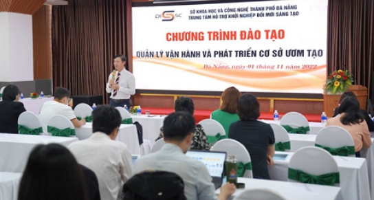 Chương trình đào tạo quản lý vận hành và phát triển cơ sở ươm tạo trên địa bàn thành phố Đà Nẵng