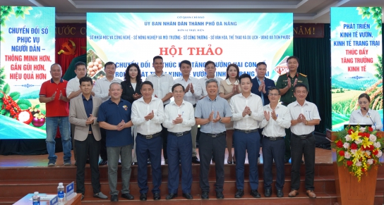 Chuyển đổi số thúc đẩy tăng trưởng hai con số trong phát triển kinh tế vườn, kinh tế trang trại Đà Nẵng