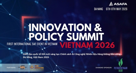 Diễn đàn quốc tế về Nhiên liệu Hàng không Bền vững (SAF) 2026 sẽ diễn ra tại Đà Nẵng