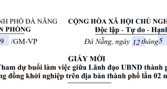 GIẤY MỜI