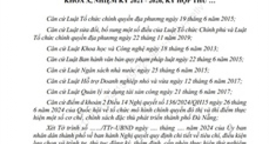 GÓP Ý DỰ THẢO NGHỊ QUYẾT VỀ THỬ NGHIỆM CÓ KIỂM SOÁT