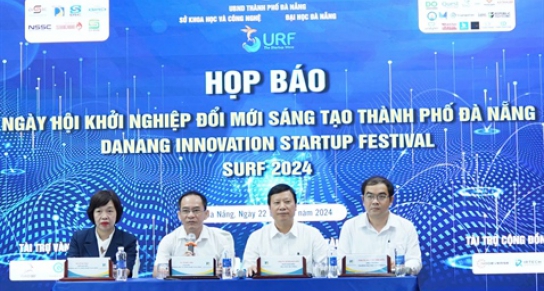 Họp báo sự kiện Ngày hội khởi nghiệp đổi mới sáng tạo thành phố Đà Nẵng - SURF 2024