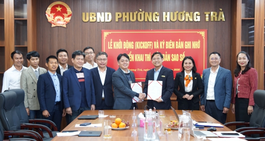 Khởi động dự án Bản sao số phường Hương Trà, ra mắt Liên minh Danang Digital Twin Alliance