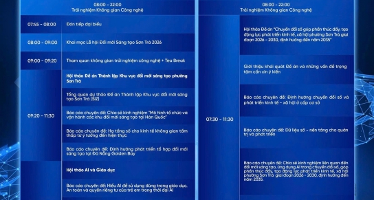 Lễ hội Đổi mới sáng tạo Sơn Trà 2026 sẽ diễn ra trong hai ngày 3 và 4/10