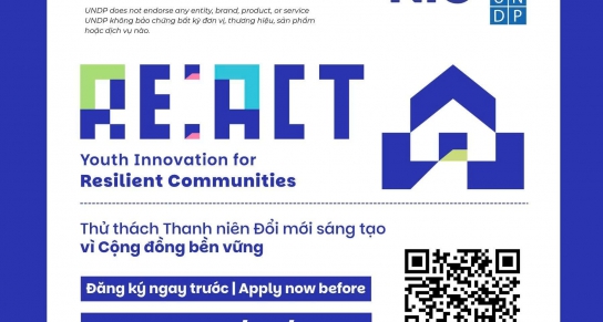 MỞ ĐƠN ĐĂNG KÝ | TÌM KIẾM GIẢI PHÁP CÔNG NGHỆ THAM GIA RE:ACT - THỬ THÁCH THANH NIÊN ĐỔI MỚI SÁNG TẠO VÌ CỘNG ĐỒNG BỀN VỮNG