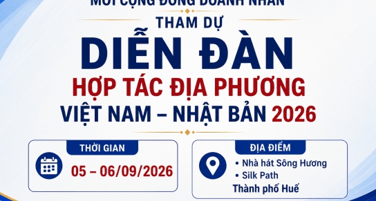 MỜI CỘNG ĐỒNG DOANH NHÂN BNI MTN THAM DỰ DIỄN ĐÀN HỢP TÁC ĐỊA PHƯƠNG VIỆT NAM – NHẬT BẢN 2026