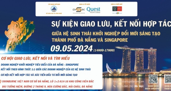 Mời tham gia sự kiện kết nối với đoàn doanh nghiệp khởi nghiệp khởi nghiệp đổi mới sáng tạo Singgapore