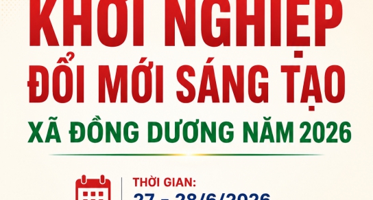 NGÀY HỘI KHỞI NGHIỆP ĐỔI MỚI SÁNG TẠO XÃ ĐỒNG DƯƠNG NĂM 2026