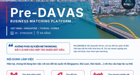 Pre-DAVAS – Nền tảng kết nối kinh doanh quốc tế tại Đà Nẵng