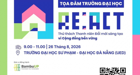 RE:ACT University Roadshow- UED|Điểm dừng đầu tiên gọi tên Trường Đại học Sư phạm - Đại học Đà Nẵng ✨