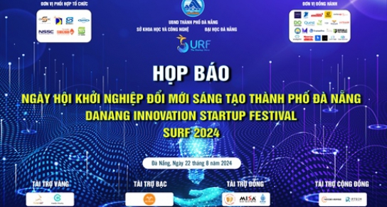Sắp diễn ra Chương trình Họp báo sự kiện Ngày hội khởi nghiệp đổi mới sáng tạo thành phố Đà Nẵng - SURF 2024