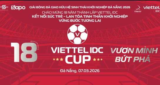 Sắp diễn ra giải bóng đá giao hữu Hệ sinh thái khởi nghiệp Đà Nẵng 2026
