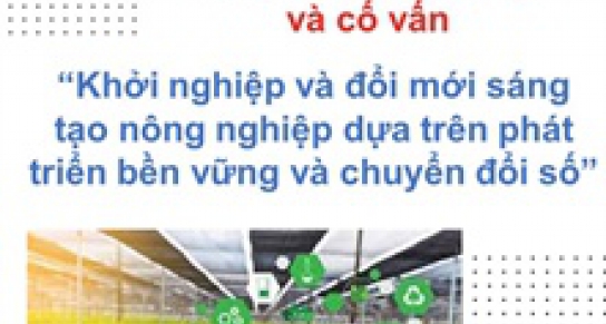 Thông báo chương trình đào tạo và cố vấn chuyên sâu khởi nghiệp nông nghiệp dựa trên phát triển bền vững và chuyển đổi số