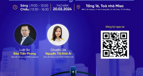 THƯ MỜI THAM DỰ CHƯƠNG TRÌNH VẬN DỤNG KIẾN THỨC PHÁP LÝ TRONG HOẠT ĐỘNG ĐẦU TƯ KHỞI NGHIỆP ĐỔI MỚI SÁNG TẠO