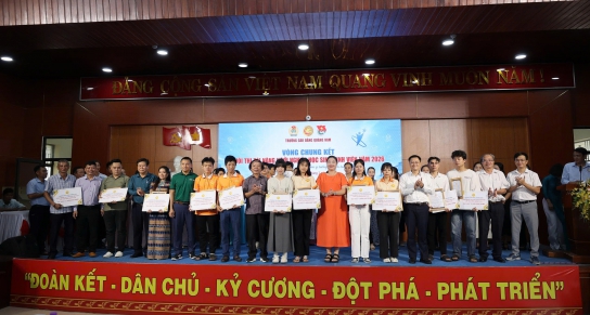 Thúc đẩy tinh thần đổi mới sáng tạo qua Cuộc thi Dự án khởi nghiệp của học sinh sinh viên Trường Cao đẳng Quảng Nam năm 2026