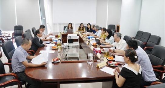 Tiếp và làm việc với Đoàn khảo sát Đề tài cấp Nhà nước 2021-2025