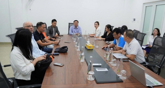 Trung tâm Hỗ trợ khởi nghiệp đổi mới sáng tạo Đà Nẵng làm việc với Công ty TNHH Crossfund VietNam về thúc đẩy đầu tư khởi nghiệp