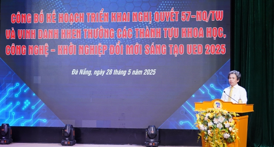 Trường Đại học Sư phạm tổ chức Ngày hội Khoa học, Công nghệ & Khởi nghiệp đổi mới sáng tạo UED 2025 và công bố Kế hoạch triển khai Nghị quyết 57-NQ/TW