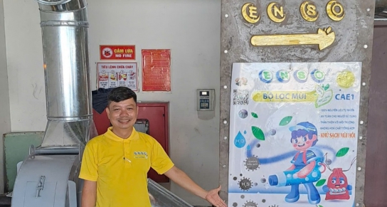 TỪ “HẠT KHỬ MÙI ENSO” ĐẾN BỘ LỌC MÙI TẠI SÂN BAY ĐÀ NẴNG – HÀNH TRÌNH CỦA MỘT STARTUP XANH.